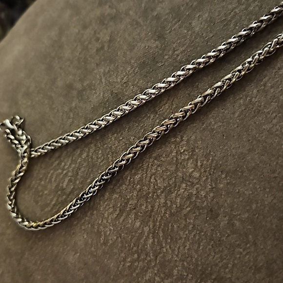 Vintage Long Palma Chain Circle Donut Charms Sweater Necklace - Picture 8 of 8